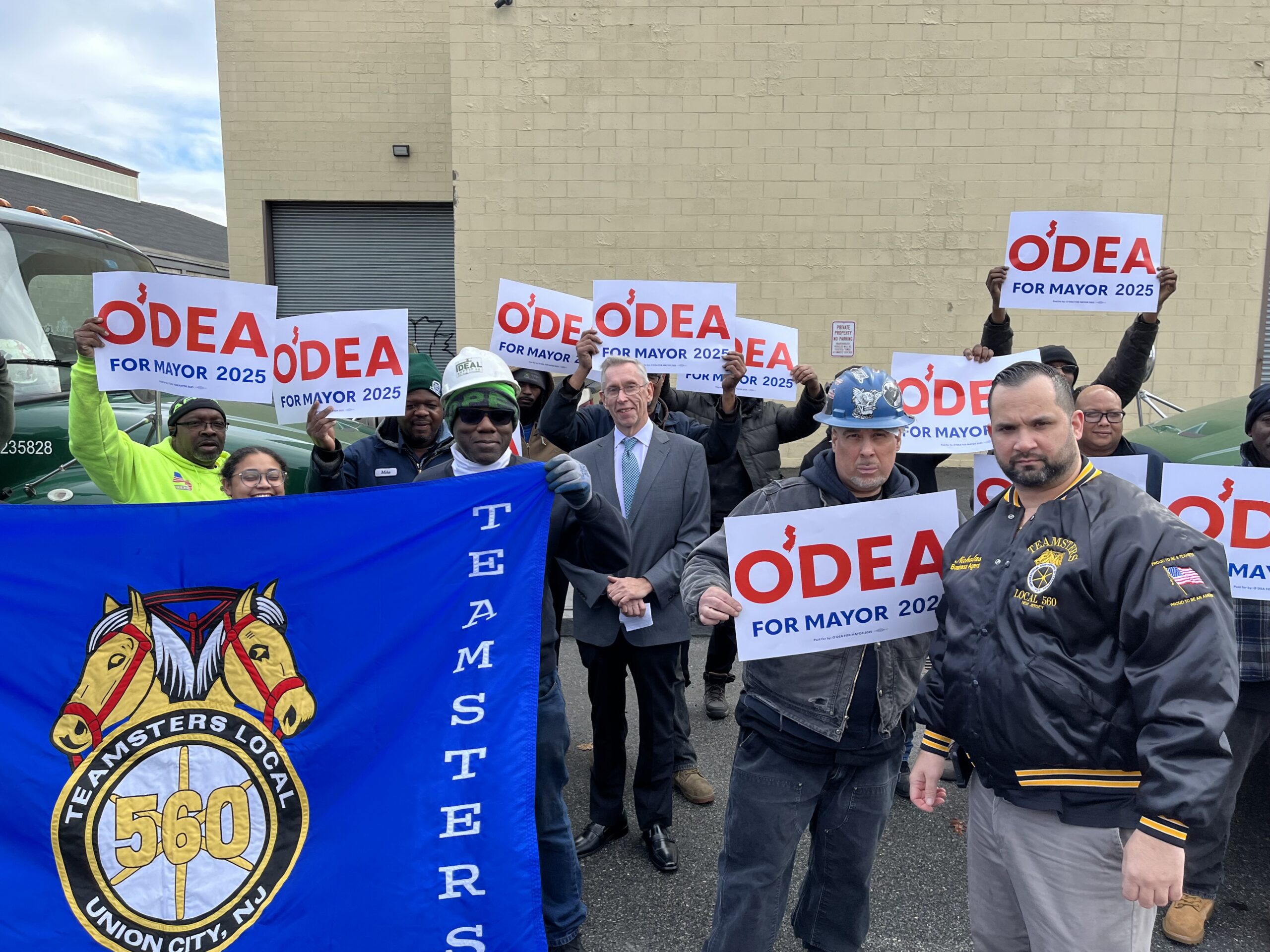 O'Dea Secures Teamsters Endorsement, Demonstrating Strong Start - Insider NJ