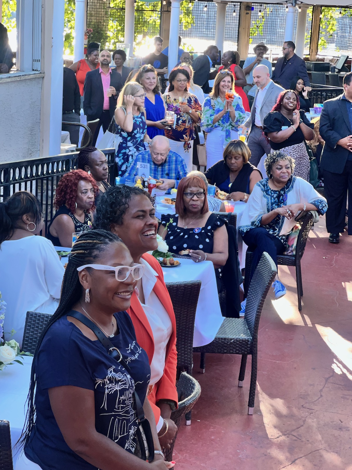 Assemblywoman McCoy, Assemblywoman Reynolds Jackson, and Friends Celebrate Kamala Harris