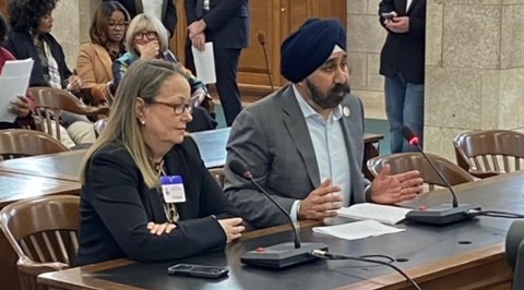 Bhalla provides testimony opposing State Senate Ballot Bracketing Bill at Insider NJ hearing